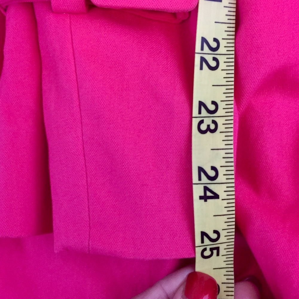 BCBG Maxazria Beautiful Pink Trench Coat - Picture 7 of 8